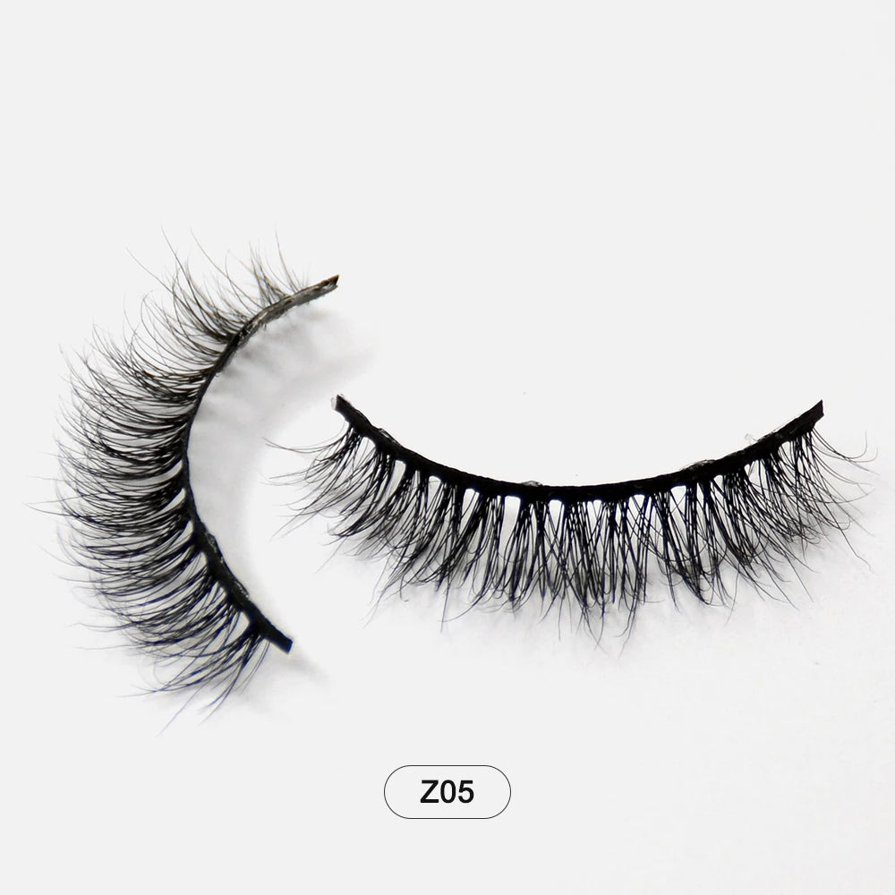 Dropshiping Makeup Mink Lashes Fluffy Soft Full Fake Eyelashes Natural False Eyelashes Wispy Lash Extension Z05 CHINA