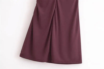 New Elegant Dresses Women's Summer 2025 New Fashion Tight Ruched Mini Party Women's Dress Street Youth Holiday Dress