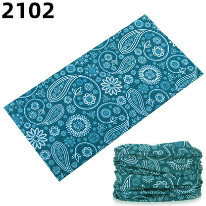 2101Unisex Climbing Hiking Scarf Sport Headwear Bandanas Motorcycle Turban Hand Band Magic Scarves Outdoor Cycling Headband Mask 2102
