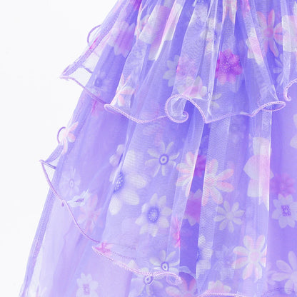 Encanto Princess Costume Isabella Dress Suit Charm for Girls Cosplay Isabela Carnival Christmas Birthday Party Mirabel Clothes