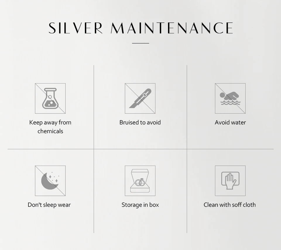 ATTAGEMS Solid 925 Sterling Silver Rings for Women Moissanite Full Eternity Wedding Band Engagement Wedding Ring Fine Jewelry