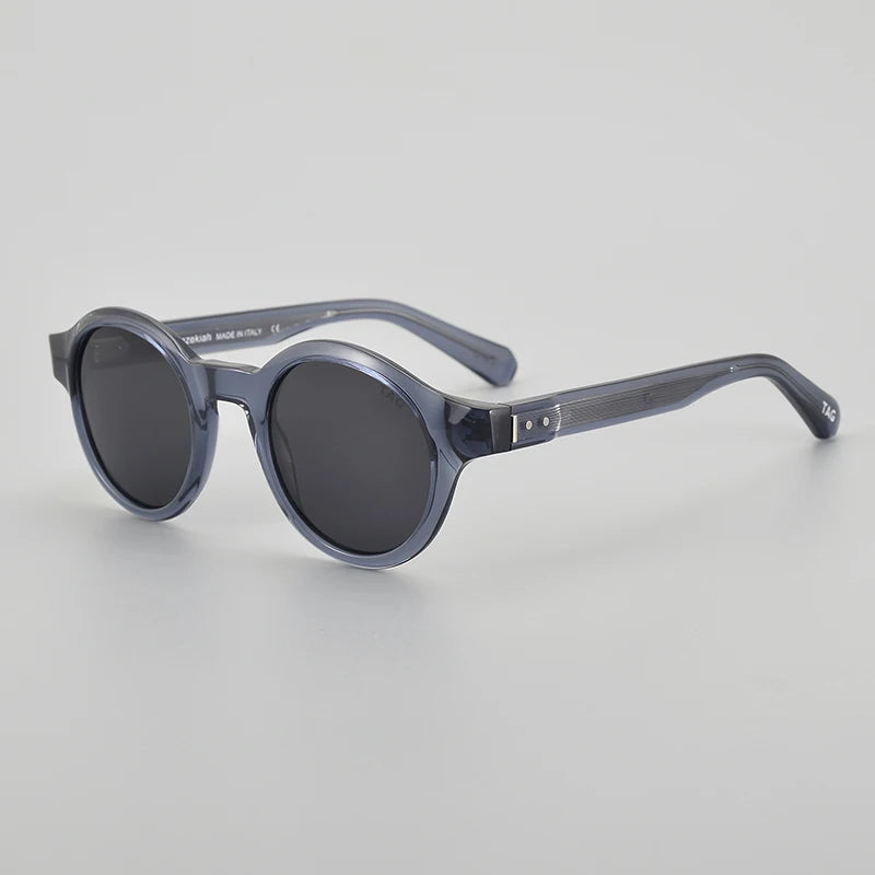 TAG Hezekiah luxury Brand vintage Polarized Sunglasses Men Women Retro round Driving Sun glasses Fashion UV400 acetate Sunglass C004 other