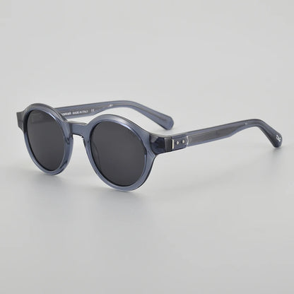 TAG Hezekiah luxury Brand vintage Polarized Sunglasses Men Women Retro round Driving Sun glasses Fashion UV400 acetate Sunglass C004 other