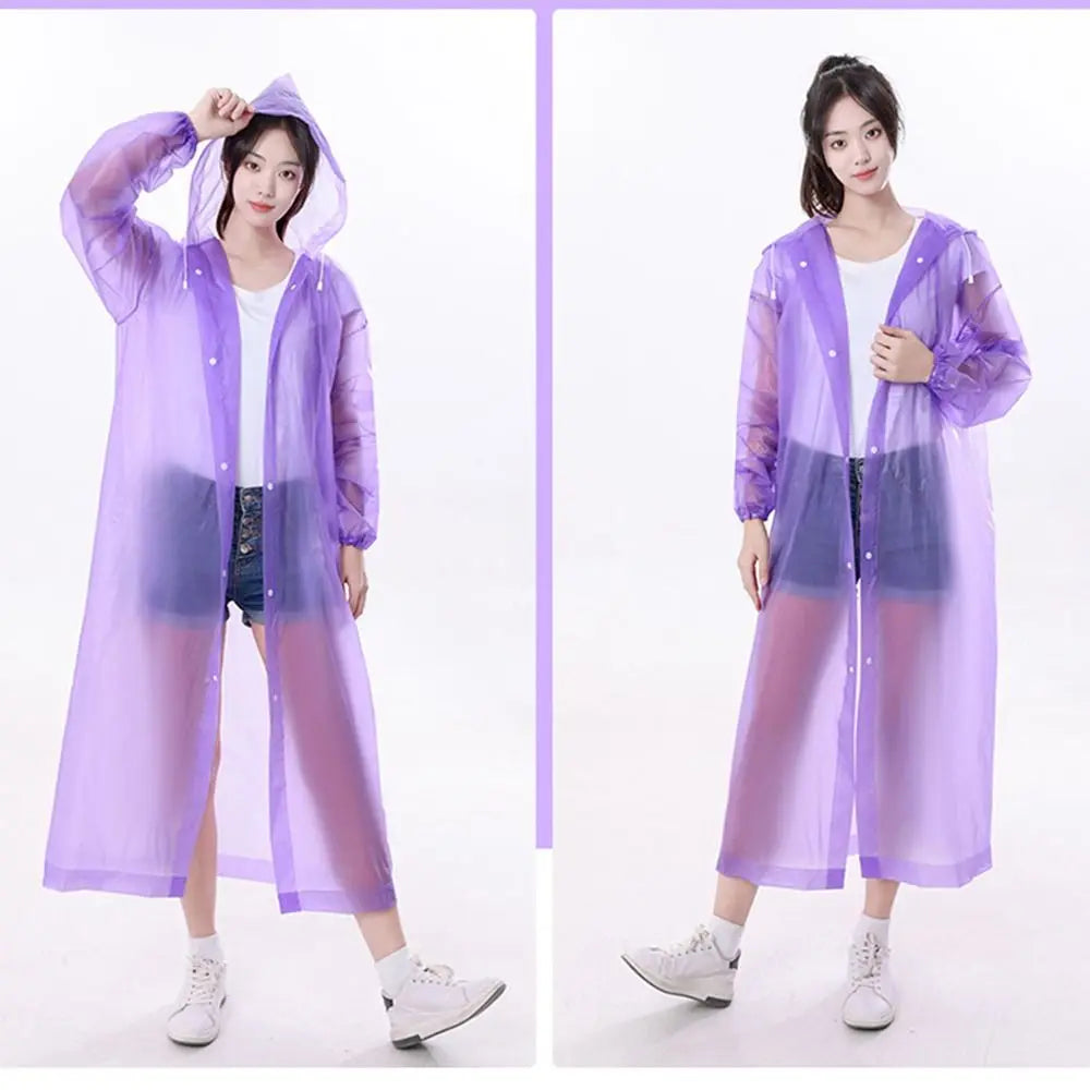 EVA Rain Coat New Full Body Thickening Adult Raincoat Waterproof Convenient Reusable Poncho Outdoor