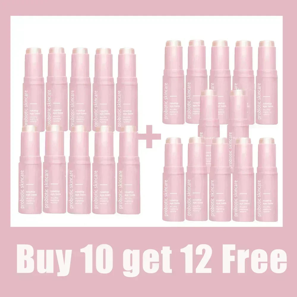 Women Extra Renewing Rosehip Eye Cream For Face Lifting Moisturizing Balm Stick Anti-Puffiness Remove Dark Circle Eye Care Buy 10 get 12 free