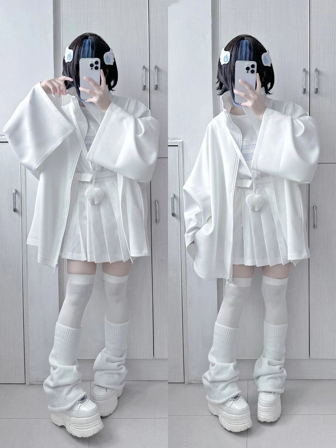 Spring Japanese Casual Solid Hoodies Women Loose Y2k Aesthetic Oversized Embroidery Coats Harajuku Zipper Grunge Sweatshirts