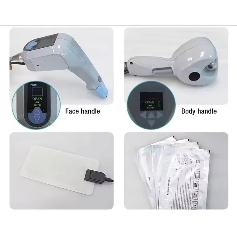 Ultra 360 Fat Reducing Machine Portable NEO Equipment Slimming Machine Ultrasonic Cellulite Wrinkle Removal Face Lift 2 Handles