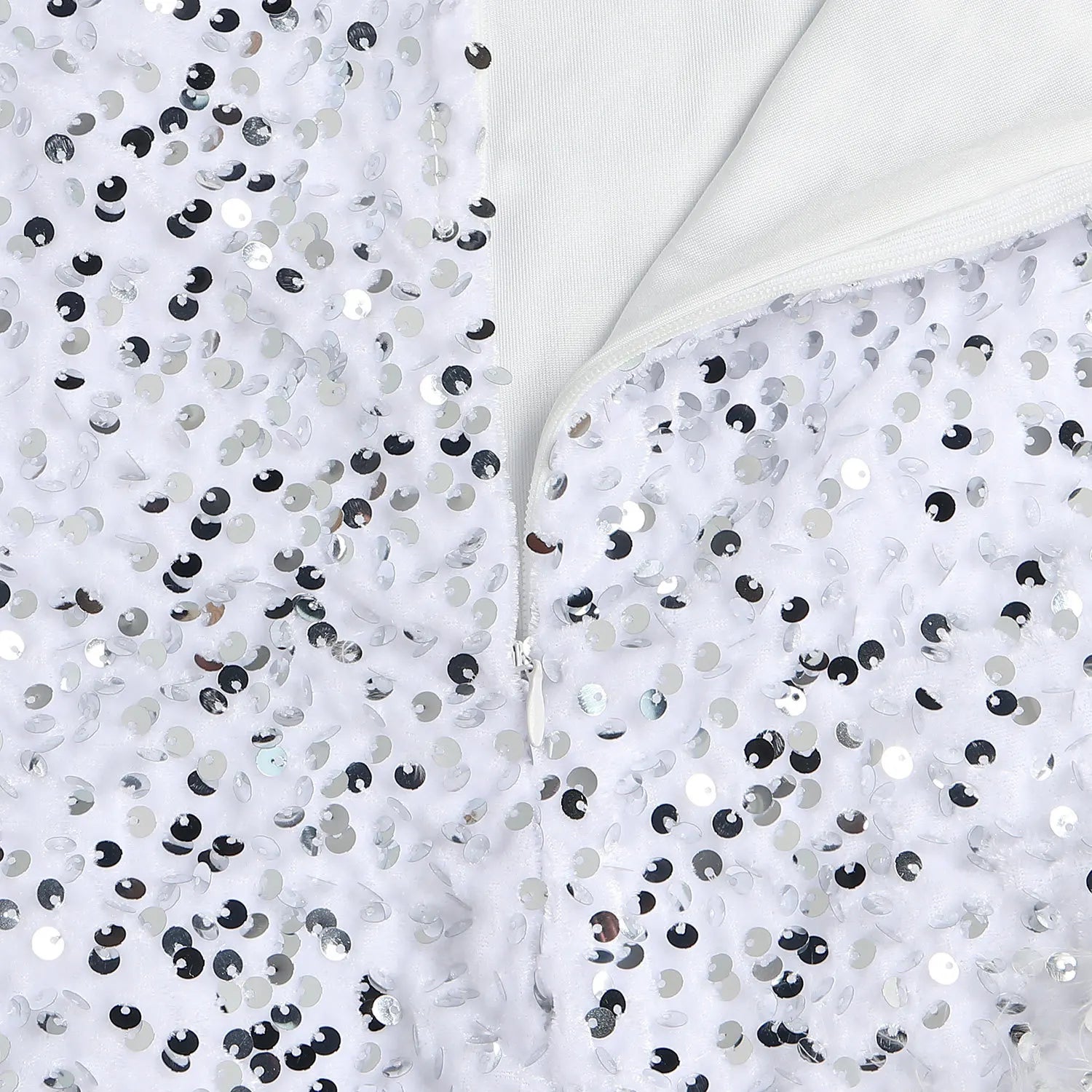 Women's Elegant Sequined Feather Slim Patchwork Bodysuits Spring Summer New Sexy Bodysuits Women Long Sleeve Backless Bodysuits