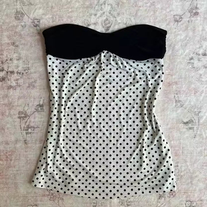 Harajuku T shirt Crop Top Women Clothes Streetwear Vintage Summer Sling Kpop Camis Femme Punk Sexy Tank Tops Aesthetic T shirts Badiee Stylez