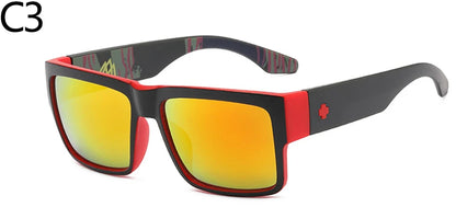 Oversized Sunglasses Men Square Driving Sun Glasses for Men 2183 Camping Hiking Fishing Shades Classic Eyewear Male UV400 C3 Without Packing