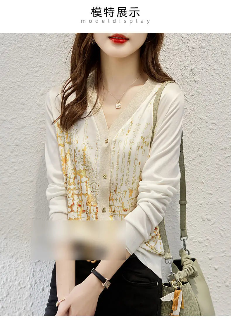 New Casual Soft Knit bottoming shirts Sweater cardigans sweater Tees Basic shirts knitted Tops