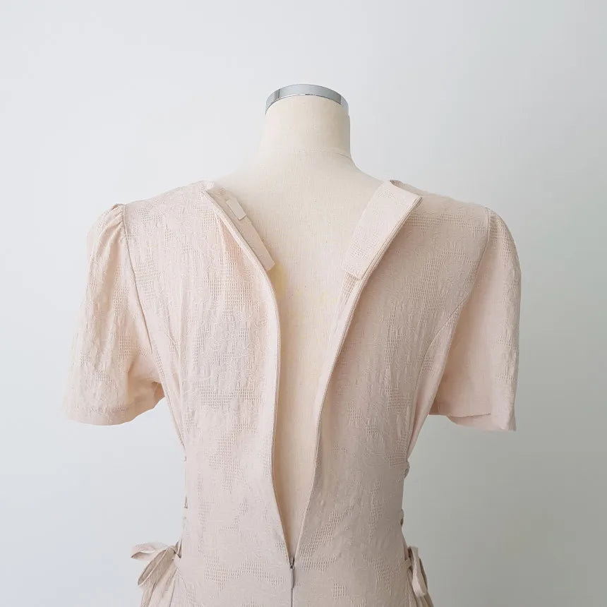 Cotton Linen Dress Long New Hot Sales Woman Short Sleeve Solid Retro Vintage Long Dresses