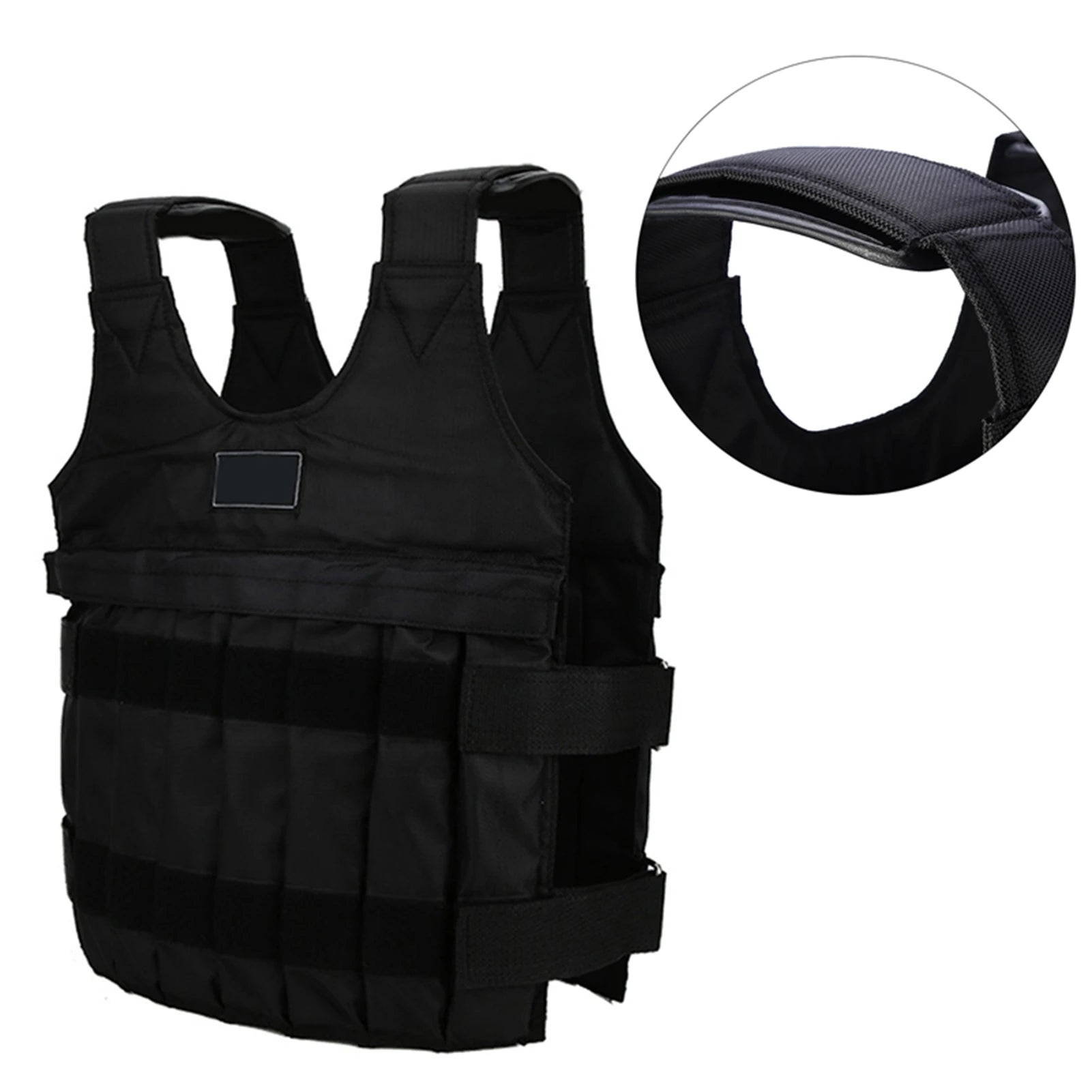 20kg Weighted Vest with 16 Pouches for Sand or Steel Plates, Perfect for Losing Weight and Enhancing Exercise Performance