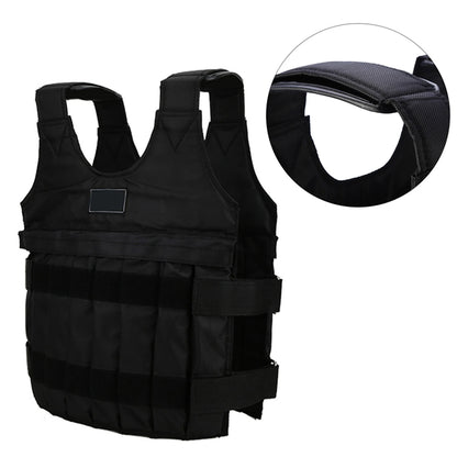 20kg Weighted Vest with 16 Pouches for Sand or Steel Plates, Perfect for Losing Weight and Enhancing Exercise Performance