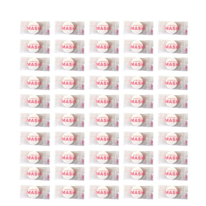 NEW High-end 30/50PCS Disposable Compressed Facial Mask Portable Non-woven Face Mask Facial Towel Coin Cotton Wrapped Tissues