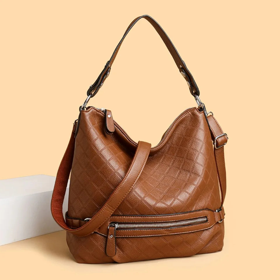 Genuine Brand High Quality Leather Casual Tote Luxury Handbags Women Bags Designer Shoulder Underarm Bags for Women Bucket Sac