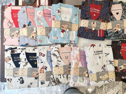 Women's Winter Pyjama Suit Print Long Sleeve Turn Down Collar Female Clothes 100% Cotton Single Breasted Sleepwear for Female