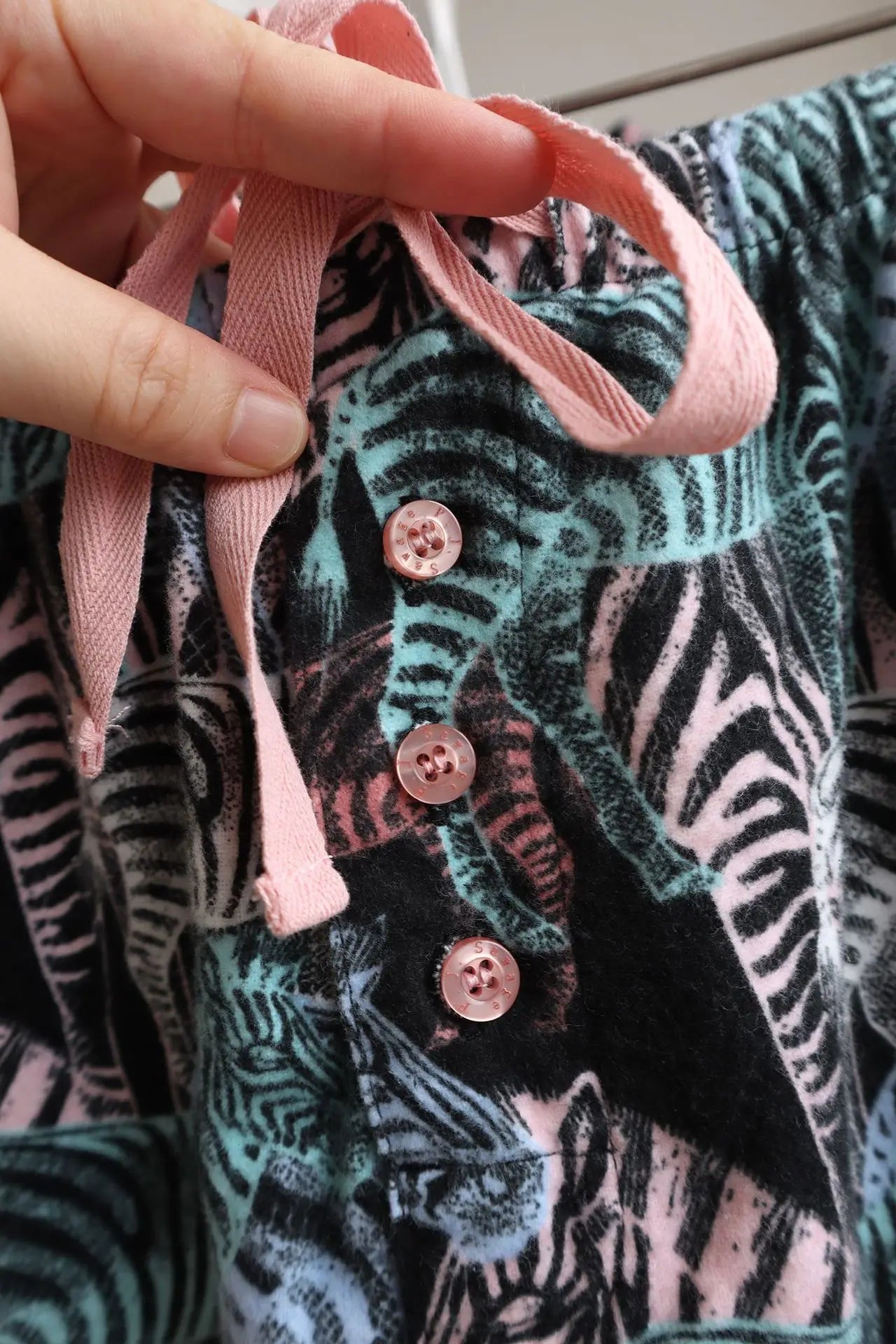 Women's Winter Pyjama Suit Print Long Sleeve Turn Down Collar Female Clothes 100% Cotton Single Breasted Sleepwear for Female