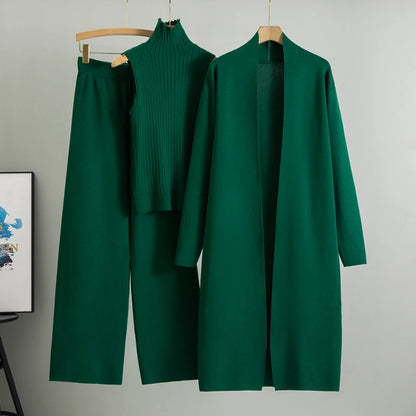 Sets Outifits New 3PCS Solid Tape Patch Tank Top &  Pants Set with Coat Fashion Casual Women Tracksuits Female