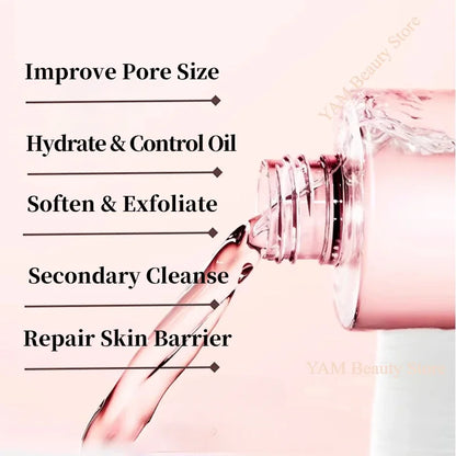 Korean Centella Pink Salt Pore Care Fresh Toner Ampoule Facial Serum Deep Cleanser and Face Cream Skincare Original Products Set