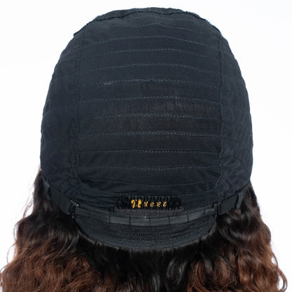 Lekker Colored Short Pixie Afro Kinky Curly Bob 100% Human Hair Wigs For Women Brazilian Remy Hair Ombre Brown Clearance Ginger Badiee Stylez