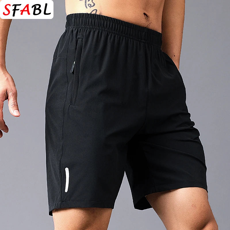 Quick-drying Shorts Men Board Short Pants Summer Breathable Sports Shorts Men Casual Elastic Running Gym Fitness Men's Shorts Badiee Stylez