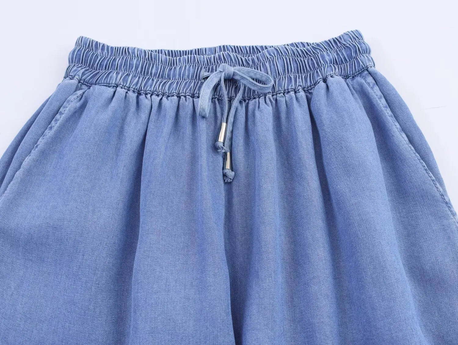 HH Women Solid Pant Sets Short Sleeves Bow Single-breasted Turn-Down Collar Shirts+Autumn Elastic Waist Pockets Wide Leg Pants Badiee Stylez