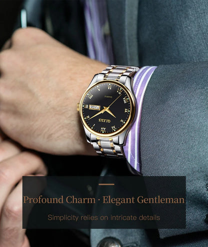 OLEVS Brand Belt Style Double Calendar Quartz Women's Watch 5582