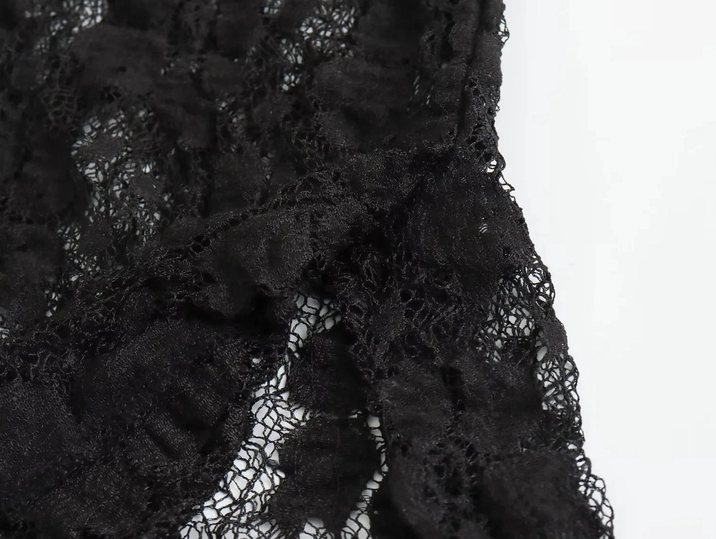 TRAFZA Summer Lace Jumpsuits For Women Fashion New Long Sleeves Hollow Out Slim Onesies Female Chic Wild Women's Bodysuits