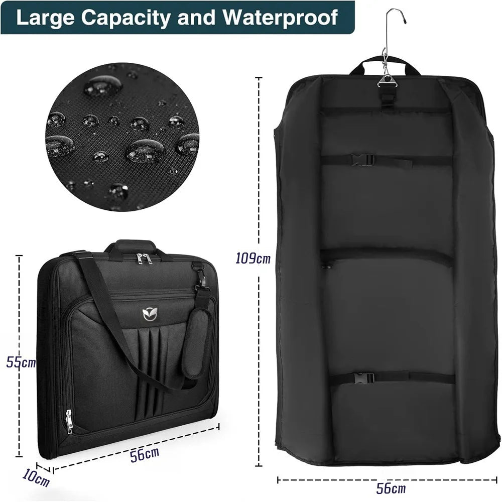 Business travel bag Suit bag Waterproof folding luggage hanging bag Clothing bag Clothing bag both wet and dry