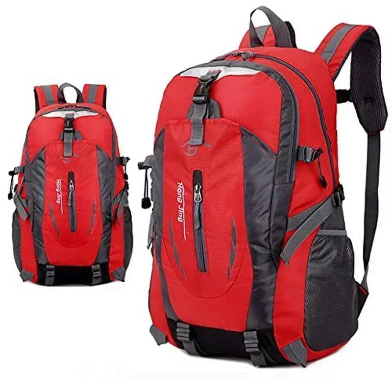 Hiking Backpack 40L Lightweight Travel Mountaineering Backpack Waterproof Sport Bags Climbing Rucksack Backpack Men Accessories red