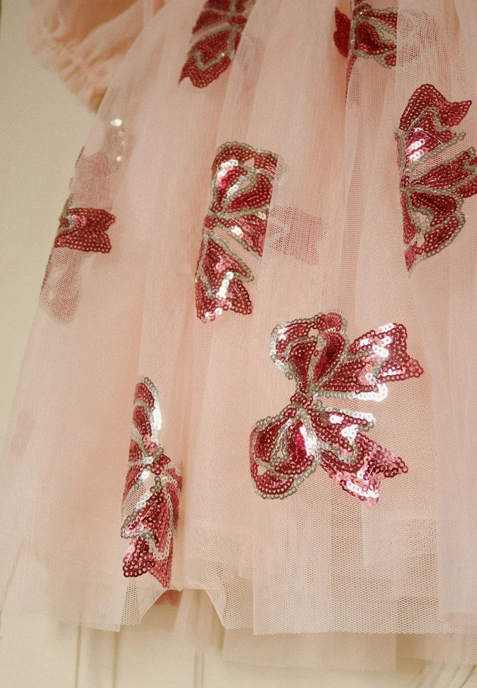 2025 Girls Party Princess Dress KS Kids Sequin Mesh Dresses Girl Full Print Dress Carnival Party Baby Cute Skirt Children Gifts