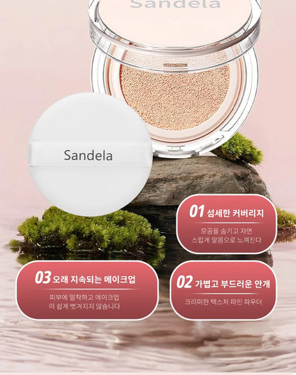 SANDELA Matte Silky Moisturizing Foundation Long Lasting Air Cushion Bb & Cc Cream Cushion