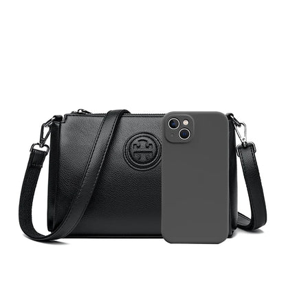 Versatile PU Crossbody Bag for Women Stylish High Quality Brand Design Zipper Solid Color Pattern Casual Daily Use Shoulder Bag - Badiee Stylez