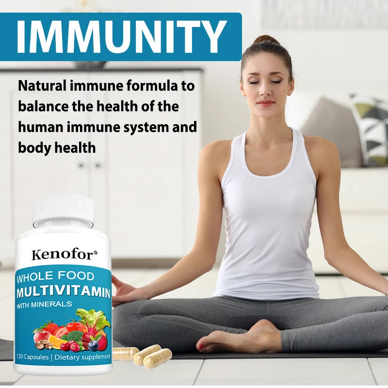 Multivitamin Capsules, Antioxidant, Skin Repair, Liver Health, Improvement of Anemia and Vitamin Deficiency, Support Energy