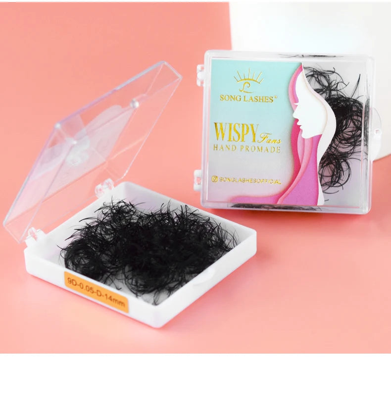 SONG LASHES High quality Professional Premade Lashes 5D 9D Wispy Lashes eyelashes extensions