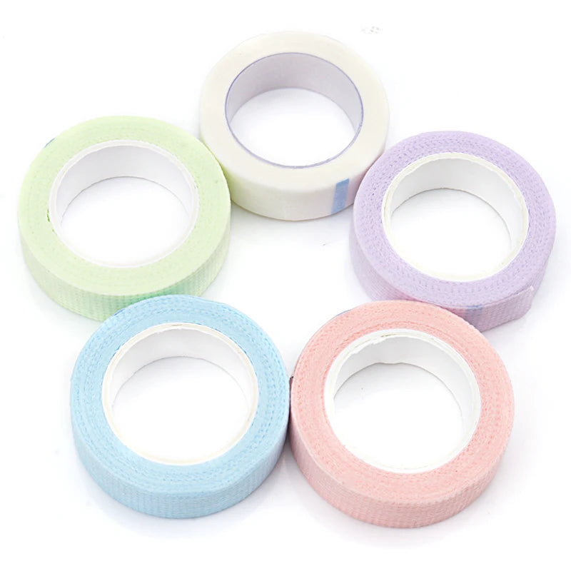 10 Rolls Eyelash Tape For Lash Extension Breathable Non-woven Tape Under Eye Pads Adhesive Eye Stickers Makeup Tools Eye Patches Mix