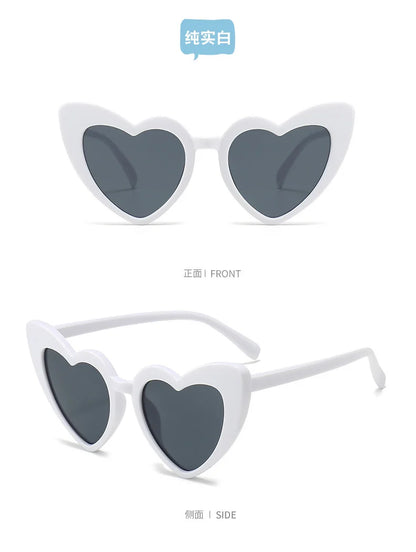New Peach Heart Children's Frame Fashion Sunglasses Personality Boys and Girls Children's Glasses Sunglasses Outdoor Sunvisor