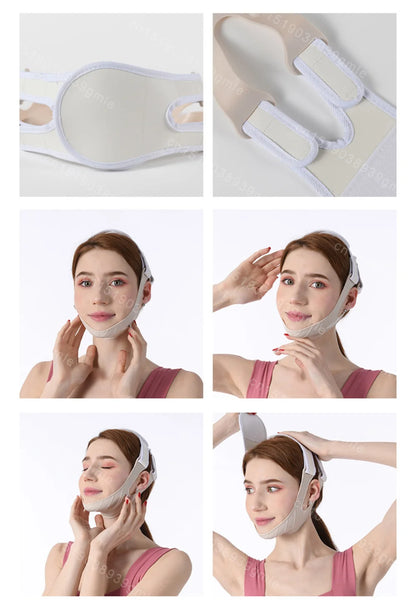 Silicone Face Slimming Bandage Women Chin Cheek Lift Up Belt V Line Face Shaper Facial Anti Wrinkle Strap Skin Care Beauty Tools