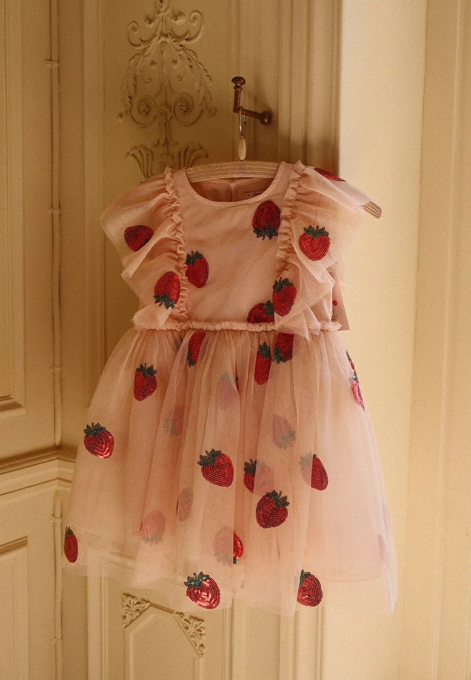 2025 Girls Party Princess Dress KS Kids Sequin Mesh Dresses Girl Full Print Dress Carnival Party Baby Cute Skirt Children Gifts