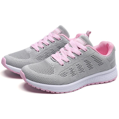 Fashion 2025 New Women's Sneakers Platform Shoes Woman Plus Size Casual Sneaker Woman Lace Up Female Sneakers Tenis Feminino Badiee Stylez