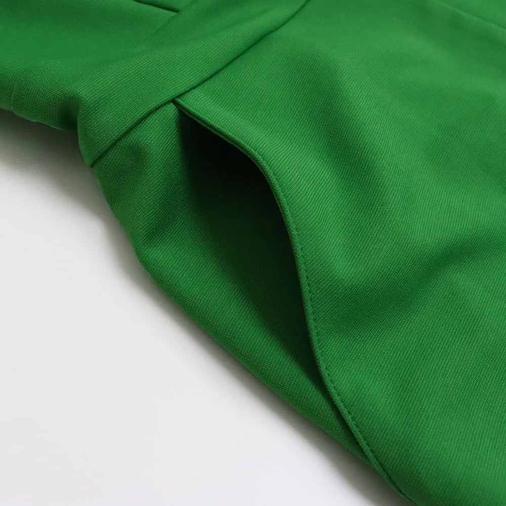 Ruffle One Shoulder Jumpsuit, Elegant Solid jumpsuit For Spring &Summer, women's Clothing Badiee Stylez