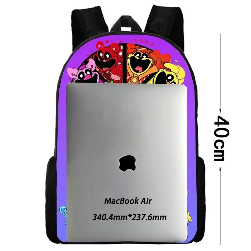 Marvels V-venoms Child School Backpack with Lunch Bags ,Pencil Bags ,School Bags for Boys Girls Best Gift