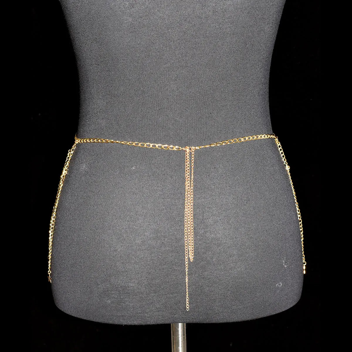 Festival Women's Metal Body Jewelry Sexy Fashion Belly Chain Tzitzit  Stars Waist Chain Birthday Party Daily Wear Accessories Badiee Stylez