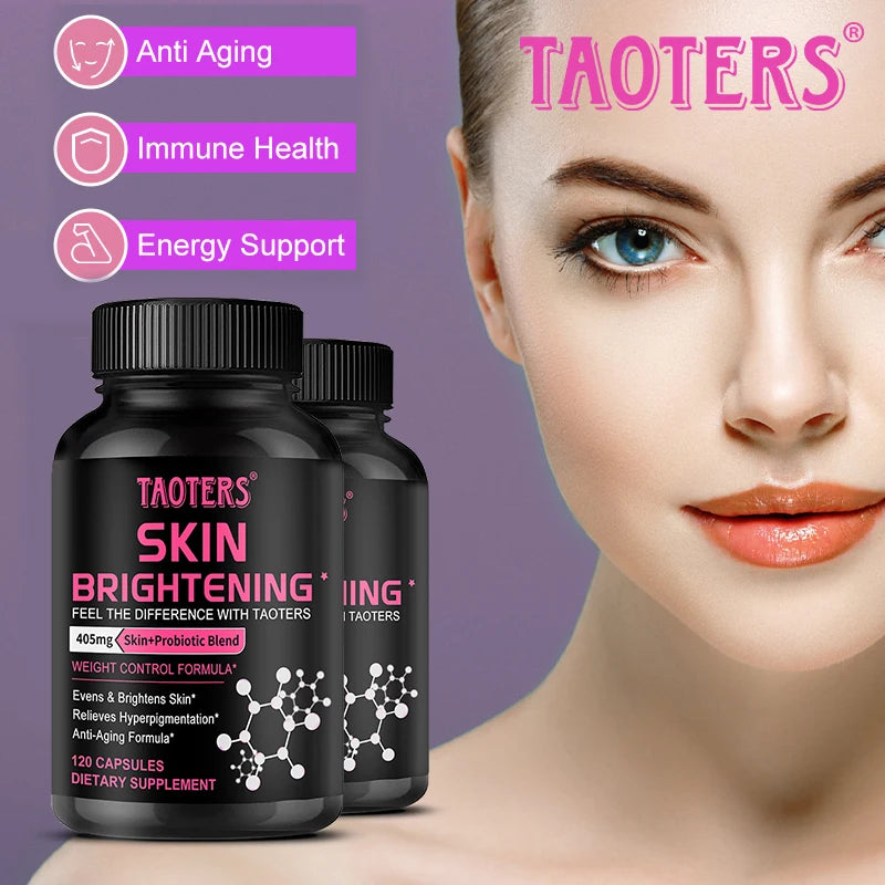 Glutathione Capsules - Contains Probiotics and Vitamin A for Skin Care, Anti-Aging, Antioxidant, Immune System Enhancement