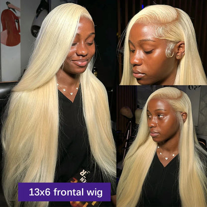 Wiggogo 613 Hd Lace Frontal Wig 13X4 13X6 Hd Lace Wig Blonde Lace Front Human Hair Wigs Straight Lace Front Wigs Human Hair