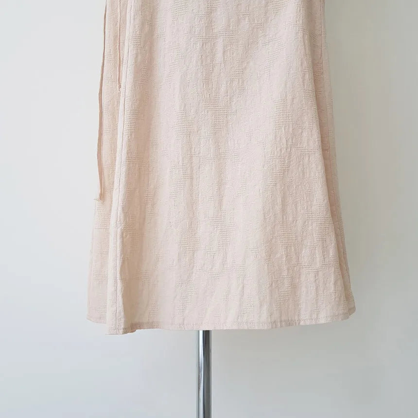 Cotton Linen Dress Long New Hot Sales Woman Short Sleeve Solid Retro Vintage Long Dresses