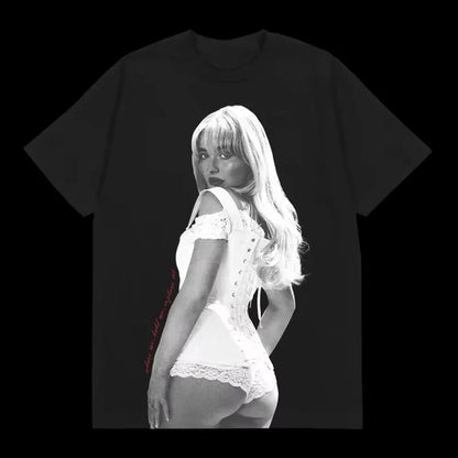 Sabrina Carpenter Album Short N' Sweet T-shirts Women Summer Y2k Tops Clothing Cotton Harajuku Fashion Men Streetwear T Shirt 2