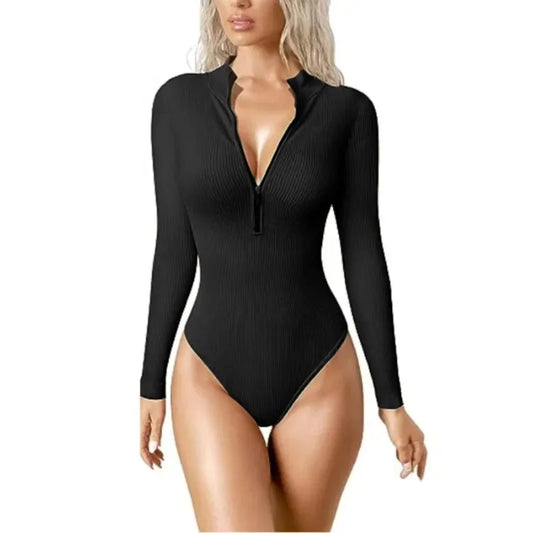 Plus Size 1XL-5XL New U-neck Jumpsuit Knitted Sleeveless Sexy Tank Top Skinny Solid Bodysuit Woman Clothing