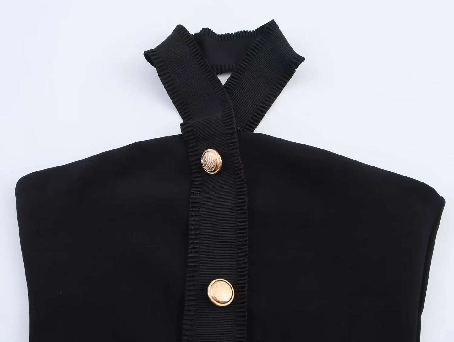 HH Women 2-Piece Set Elasticity Neck Halter Button Design Sleeveless Backless Sexy Top+Casual Elastic Waist Slim Long Pant Badiee Stylez